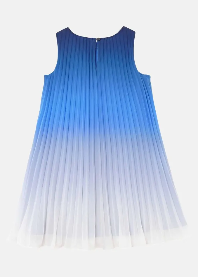 Jessie Ombre Pleat Dress Blue Women Phase Eight Dresses