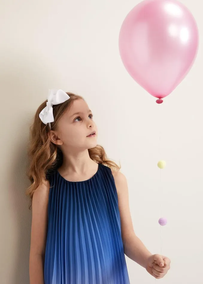 Jessie Ombre Pleat Dress Blue Women Phase Eight Dresses