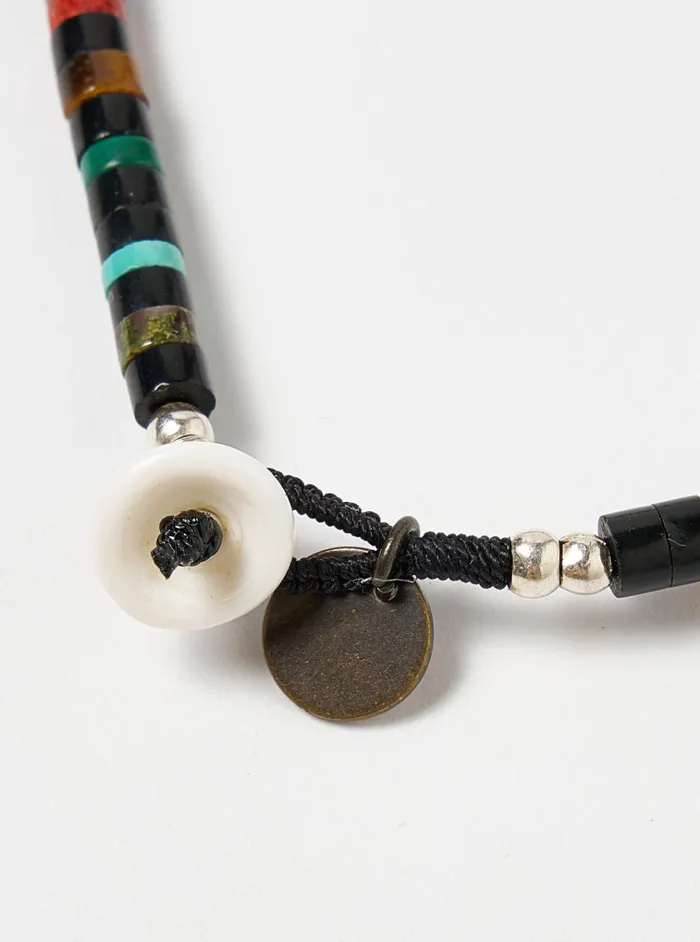 Jewellery Men Universal Works Mikia Bracelet Heishi Beads In JetMulti