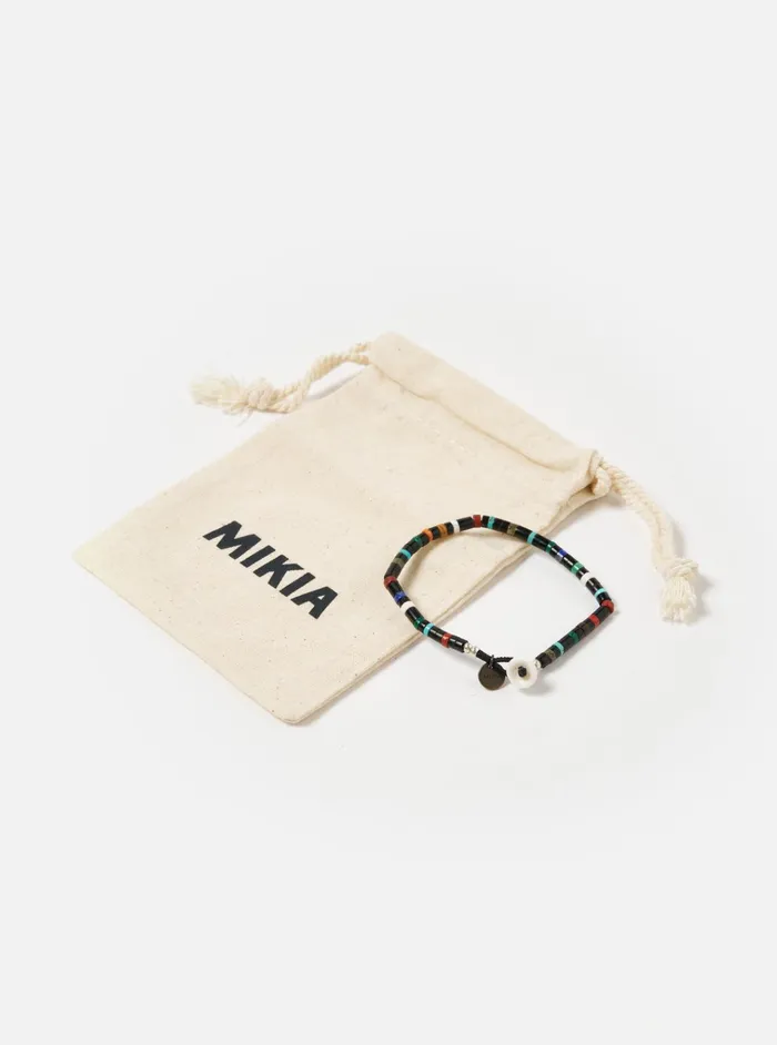 Jewellery Men Universal Works Mikia Bracelet Heishi Beads In JetMulti