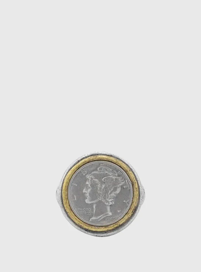 Jewelry Men John Varvatos MERCURY COIN RING No Color