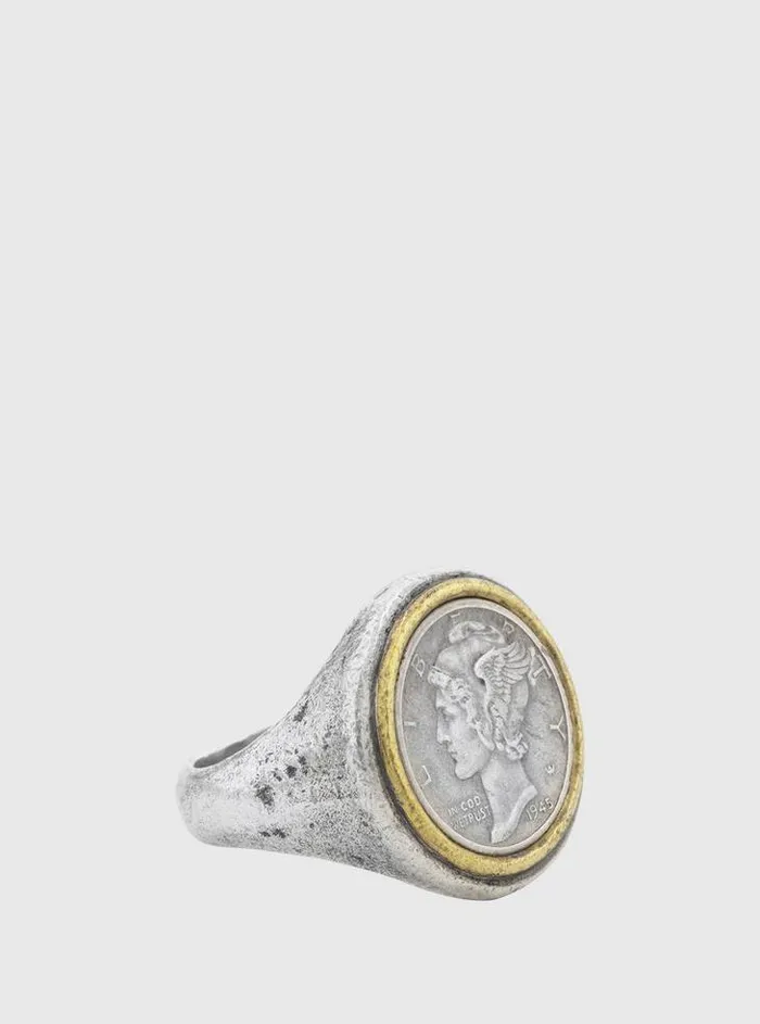 Jewelry Men John Varvatos MERCURY COIN RING No Color Jewelry Men John Varvatos MERCURY COIN RING No Color