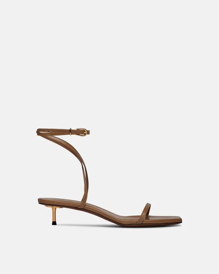 Jol Leather Sandals Nut Brown Women Nanushka Shoes