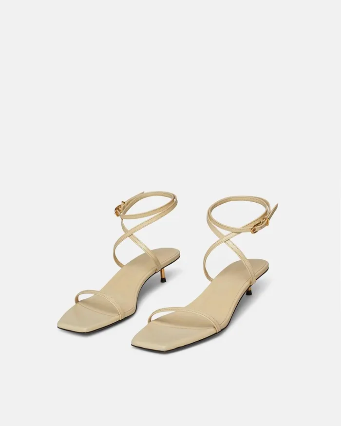 Jol Leather Sandals Off White Women Nanushka Shoes