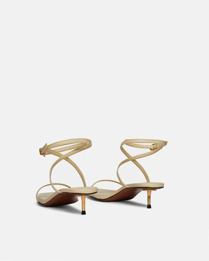 Jol Leather Sandals Off White Women Nanushka Shoes
