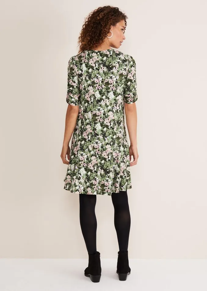 Jolee Printed Jersey Dress Green Multi Women Phase Eight Dresses