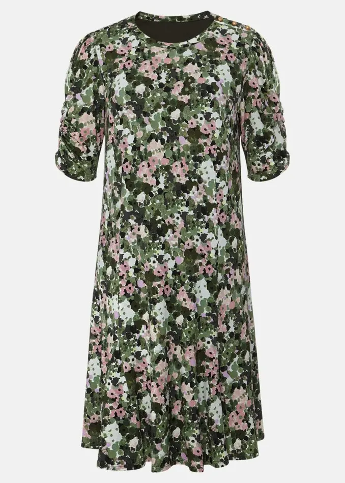 Jolee Printed Jersey Dress Green Multi Women Phase Eight Dresses
