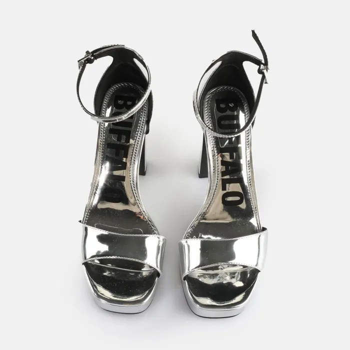 June Neat Silver Buffalo Heels