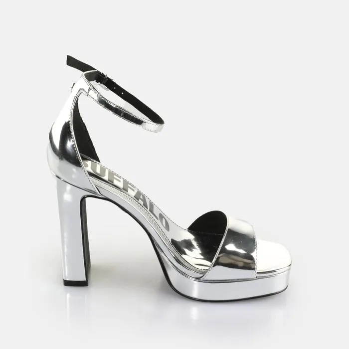 June Neat Silver Buffalo Heels