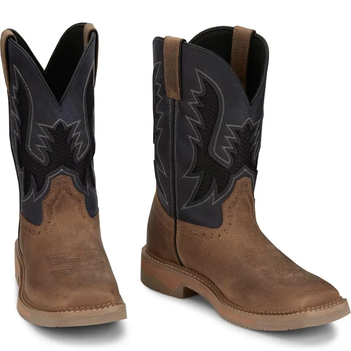 Justin Boots Bolt 11034 Work Boot Peanut Tan brown Men Work