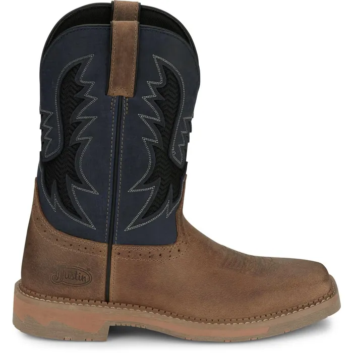 Justin Boots Bolt 11034 Work Boot Peanut Tan brown Men Work