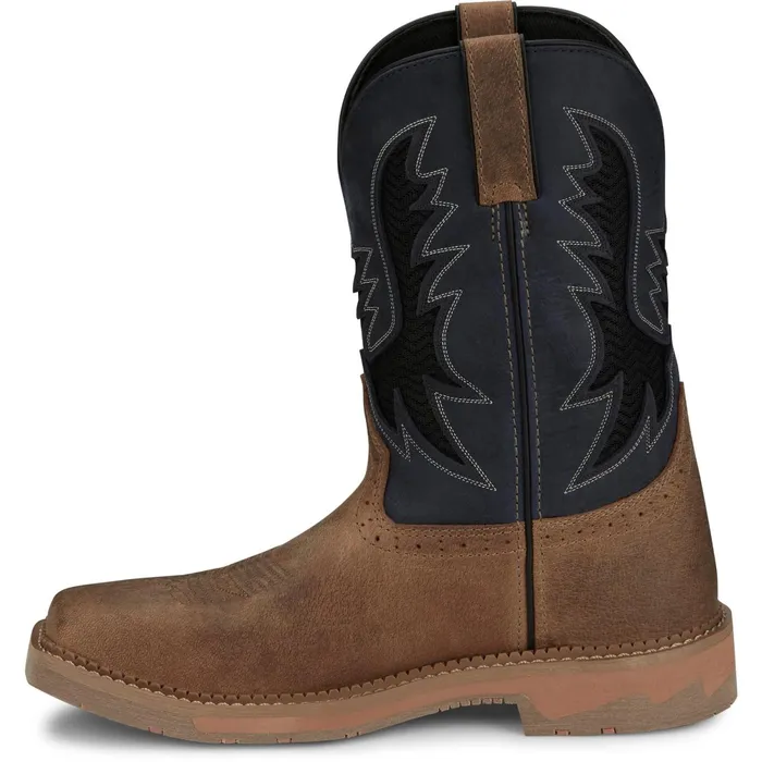Justin Boots Bolt 11034 Work Boot Peanut Tan brown Men Work