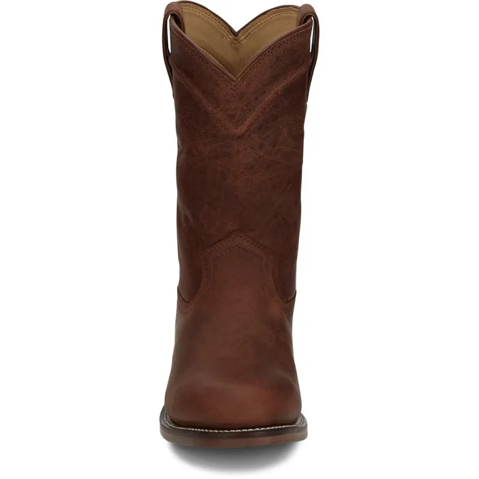 Justin Boots Braswell 10034 Roper Brown Men Western