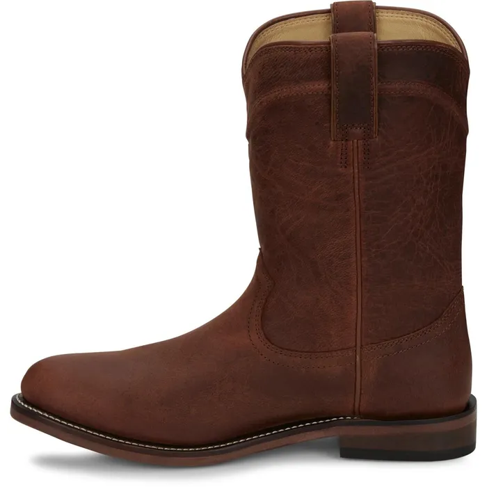 Justin Boots Braswell 10034 Roper Brown Men Western