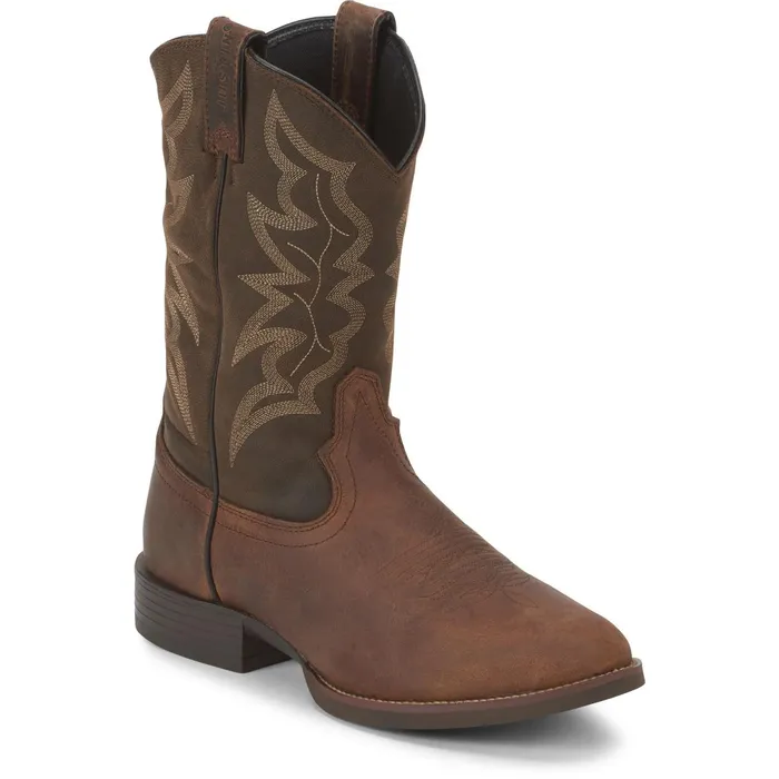 Justin Boots Buster III 11034 Western Boot Distressed Brown brown Men Western