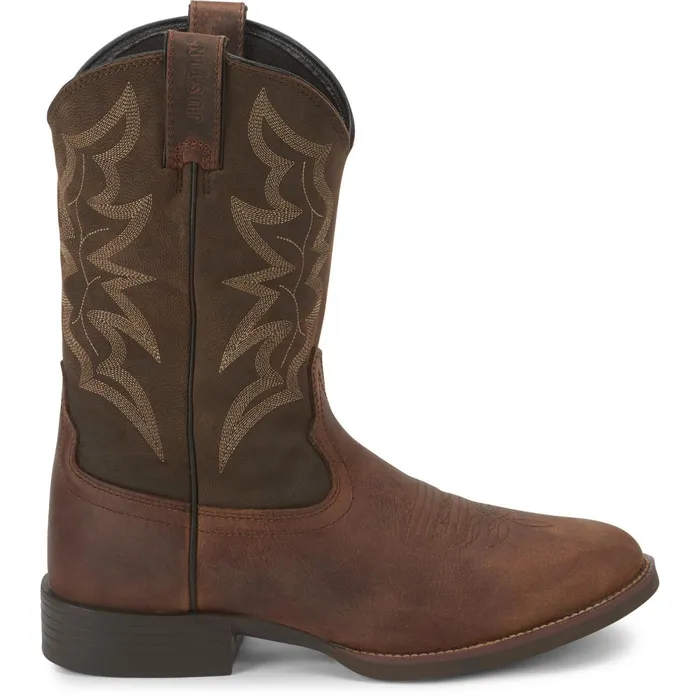 Justin Boots Buster III 11034 Western Boot Distressed Brown brown Men Western