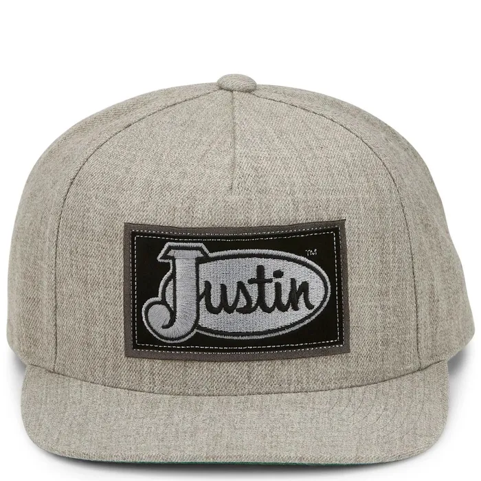 Justin Boots Claybank Cap Light Grey grey Men Hats and Caps