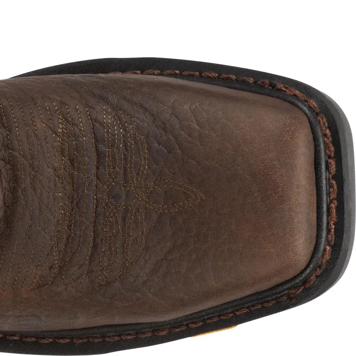 Justin Boots Driscoll 11034 Steel Toe Waterproof Work Boot Brown Men Work