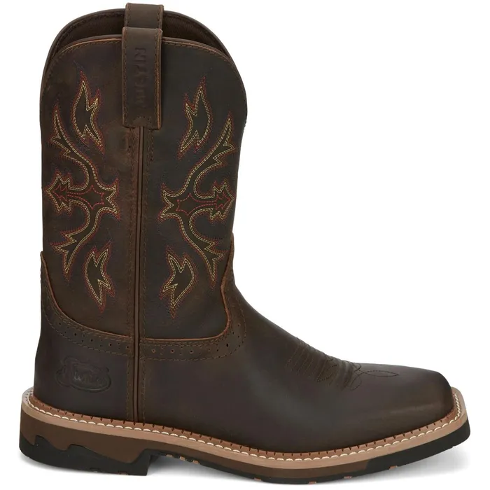 Justin Boots Flash 11034 Work Boot Walnut brown Men Work