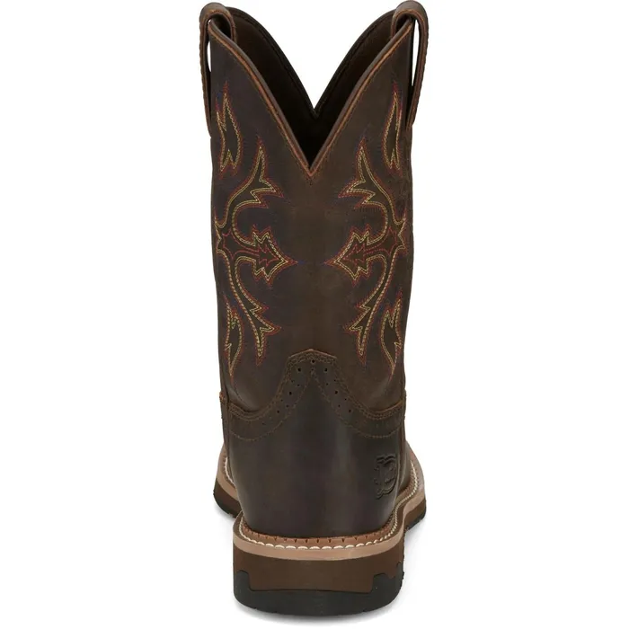 Justin Boots Flash 11034 Work Boot Walnut brown Men Work