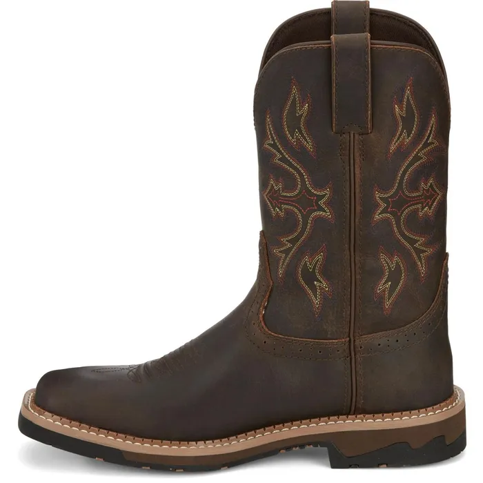 Justin Boots Flash 11034 Work Boot Walnut brown Men Work