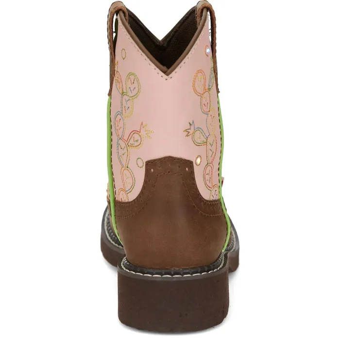 Justin Boots Glitzi Tan Kids Western
