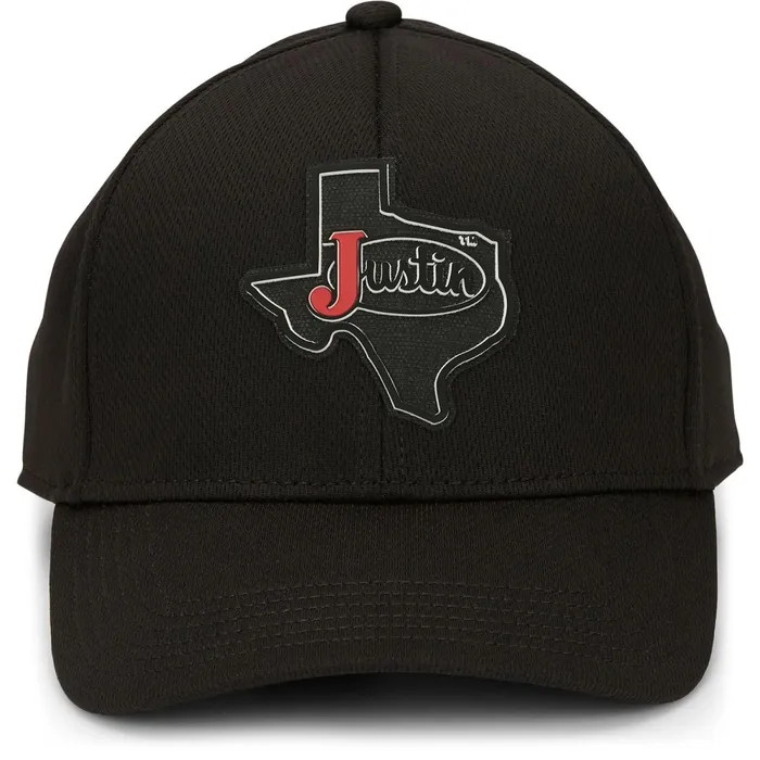 Justin Boots Justin Texas Cap Black MenWomen Hats and Caps