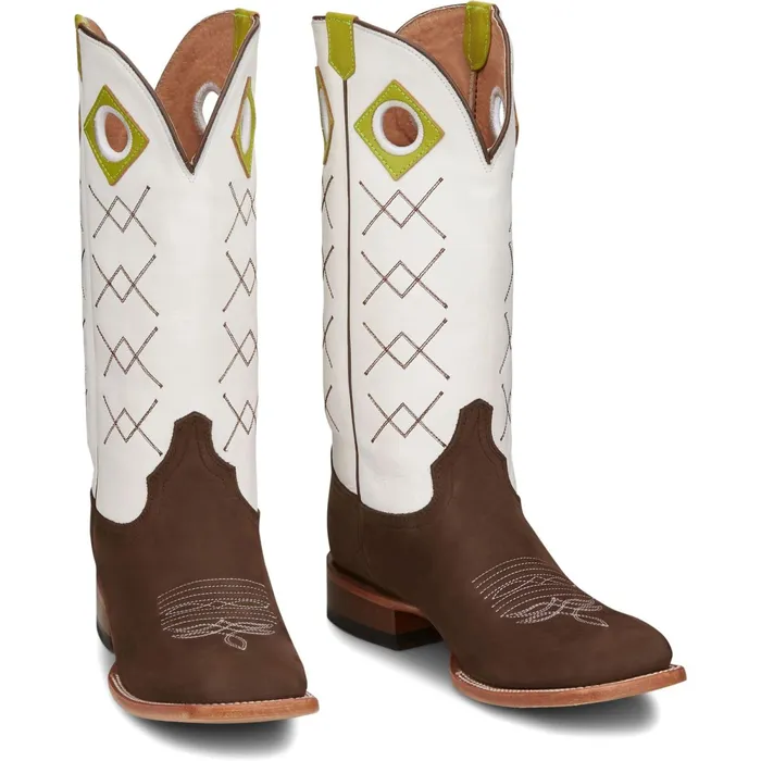 Justin Boots Latigo 13034 Western Boot Brown Men Western