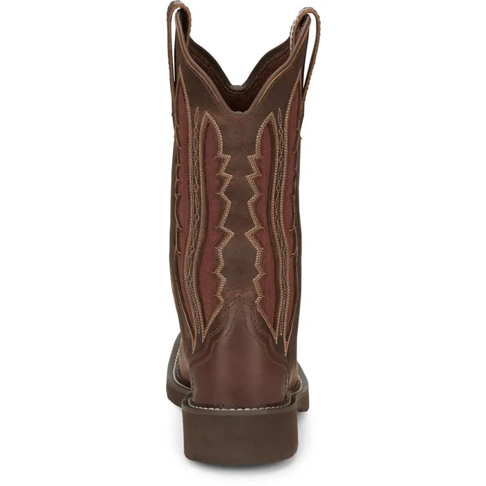 Justin Boots Paisley 11034 Western Boot Brown Women Western