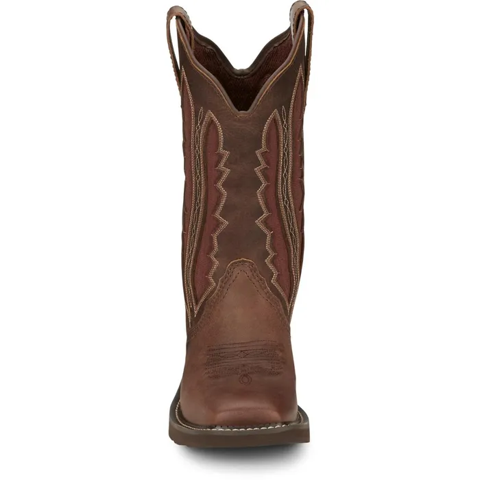 Justin Boots Paisley 11034 Western Boot Brown Women Western