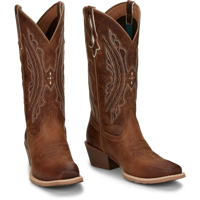Justin Boots Rein 12034 Western Boot Waxy Tan tan Women Western