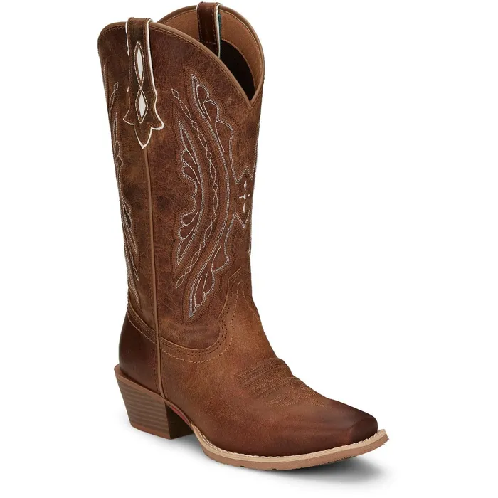 Justin Boots Rein 12034 Western Boot Waxy Tan tan Women Western