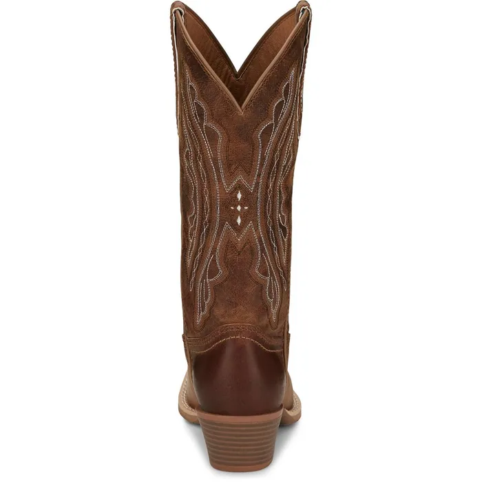 Justin Boots Rein 12034 Western Boot Waxy Tan tan Women Western