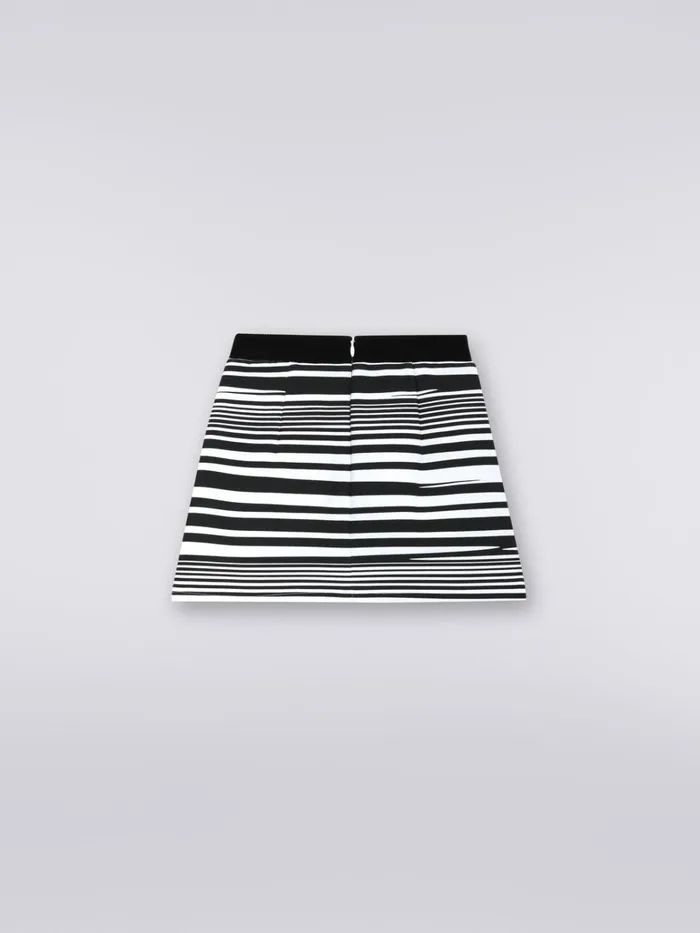 Kids Stretch Viscose Blend Skirt Black and White Missoni Clothing Kids Stretch Viscose Blend Skirt Black and White Missoni Clothing