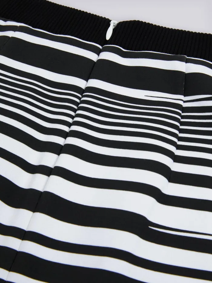 Kids Stretch Viscose Blend Skirt Black and White Missoni Clothing Kids Stretch Viscose Blend Skirt Black and White Missoni Clothing