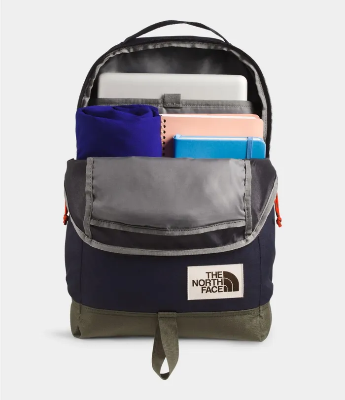 Kids The North Face Backpacks Daypack Aviator Navy Light Heathernew Taupe Green