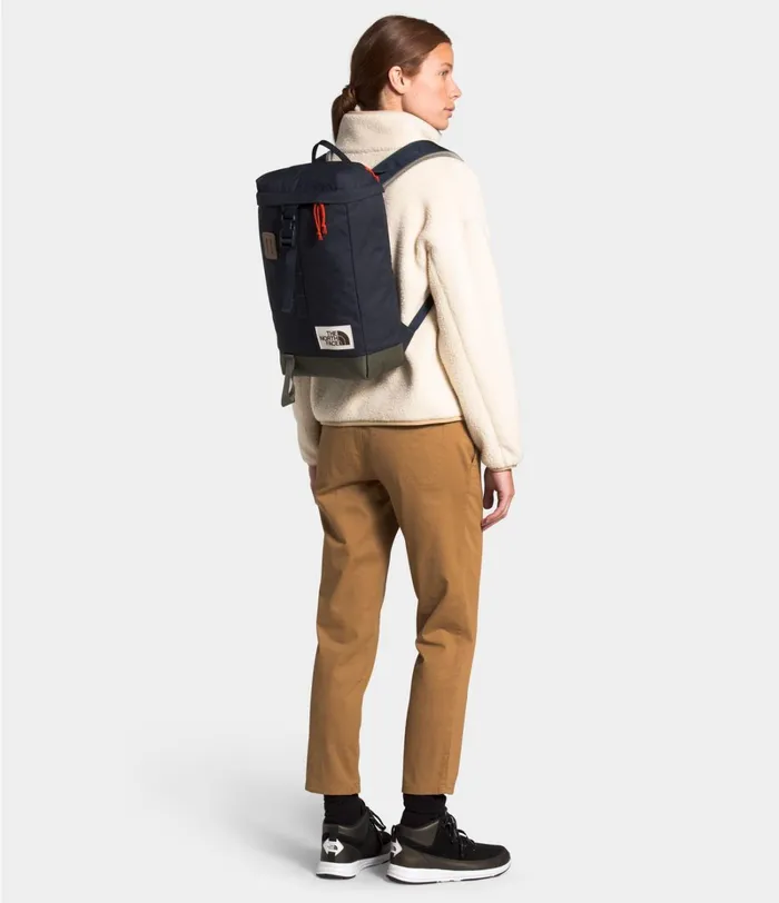 Kids The North Face Backpacks Top Loader Daypack Aviator Navy Light Heathernew Taupe Green