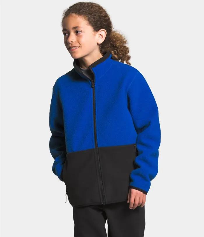 Kids The North Face Fleece Reversible Sherpalito Jacket Tnf Blue