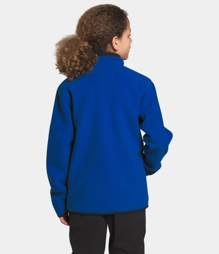 Kids The North Face Fleece Reversible Sherpalito Jacket Tnf Blue