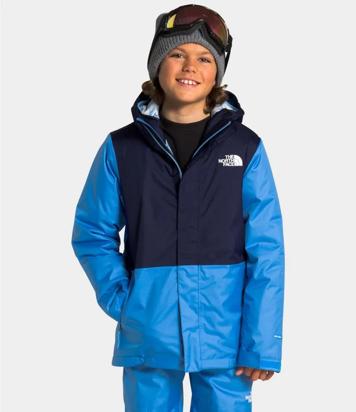 Kids The North Face Jackets and Vests Freestyle Insulated Jacket Clear Lake Blue