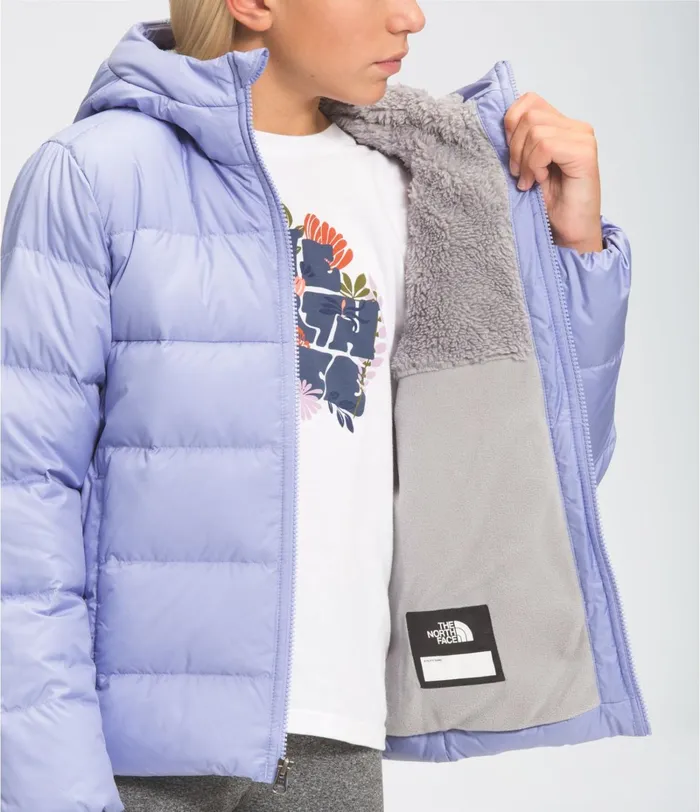 Kids The North Face Jackets and Vests Moondoggy Hoodie Sweet Lavender