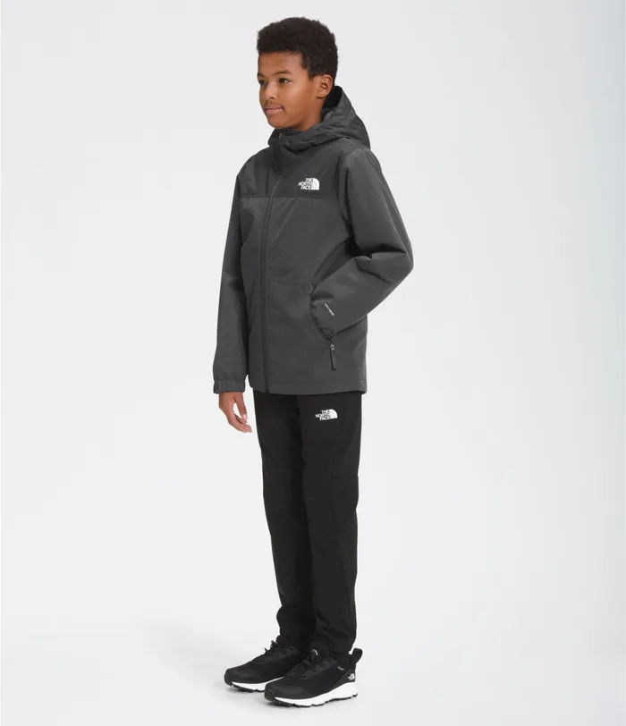 Kids The North Face Jackets and Vests Warm Storm Rain Jacket Asphalt Grey Heather