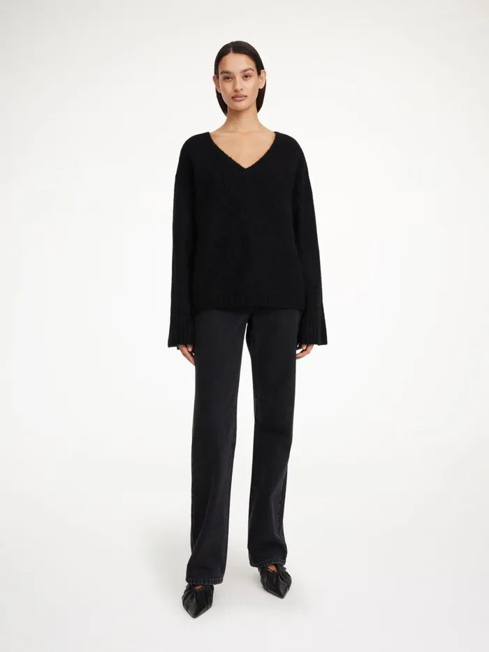 Knitwear Women By Malene Birger Cimone Sweater Black