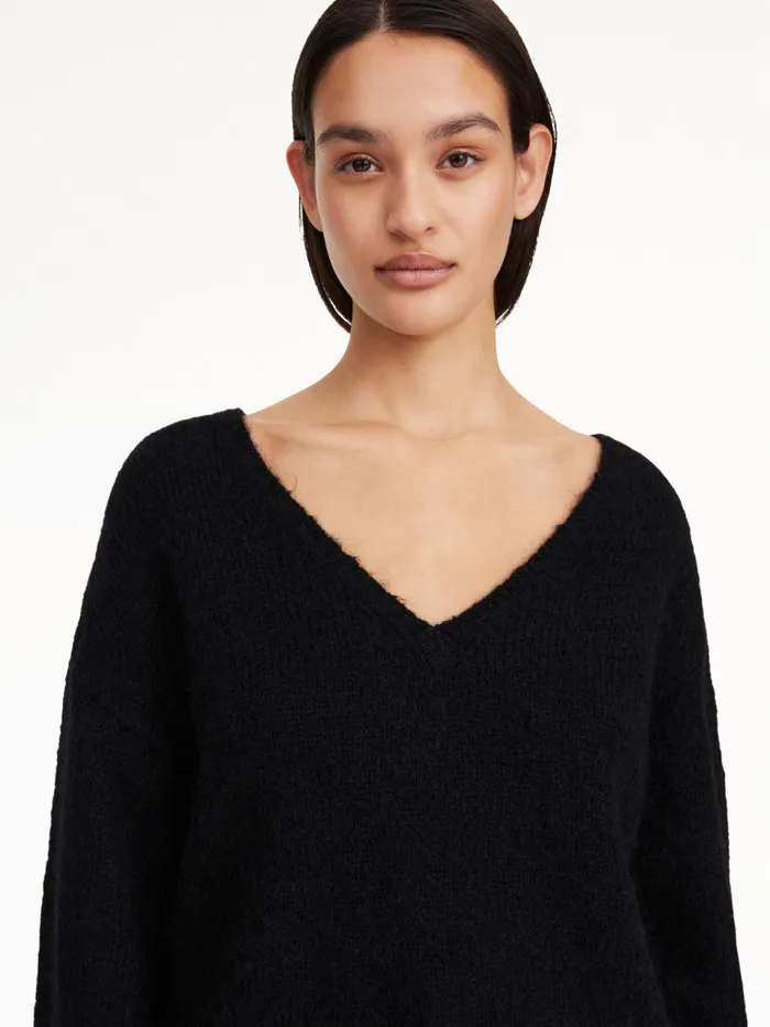 Knitwear Women By Malene Birger Cimone Sweater Black