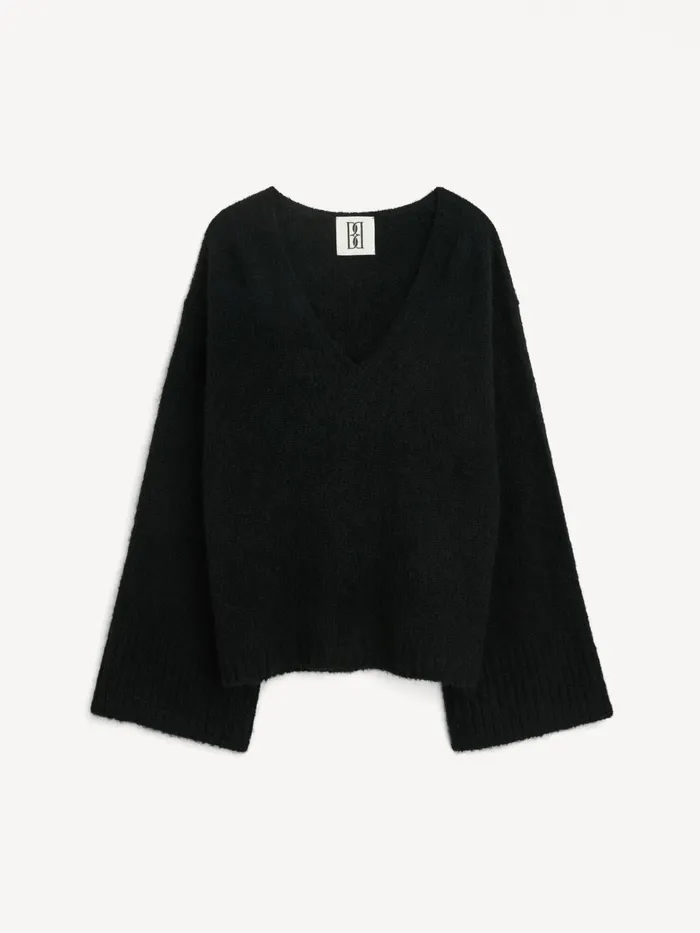 Knitwear Women By Malene Birger Cimone Sweater Black