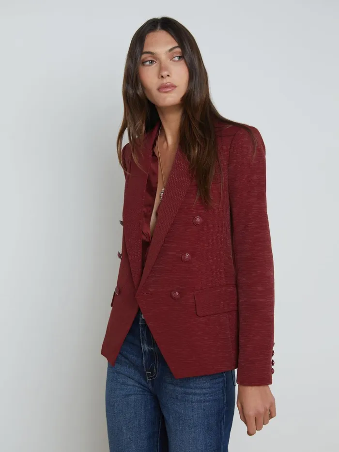 L039Agence Blazers and Jackets Women Kenzie Blazer Syrah