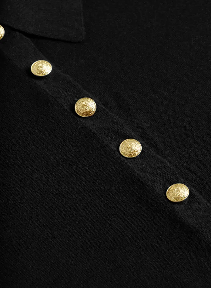 L039Agence Knitwear Women Sterling Sweater Blackgold L039Agence Knitwear Women Sterling Sweater Blackgold
