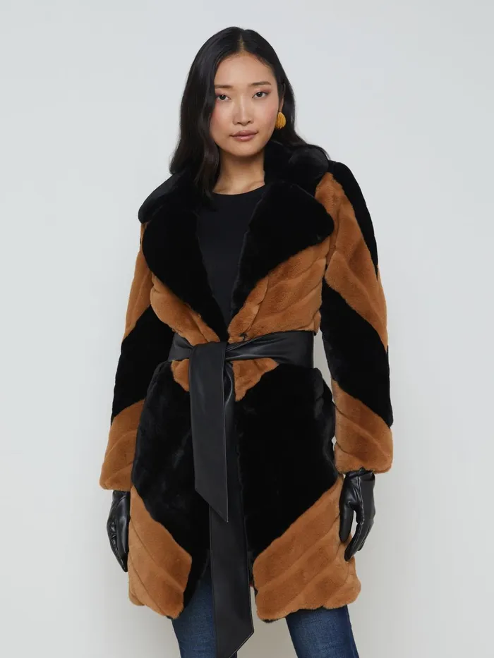 L039Agence Outerwear Women Zoya Coat Blackbiscotti