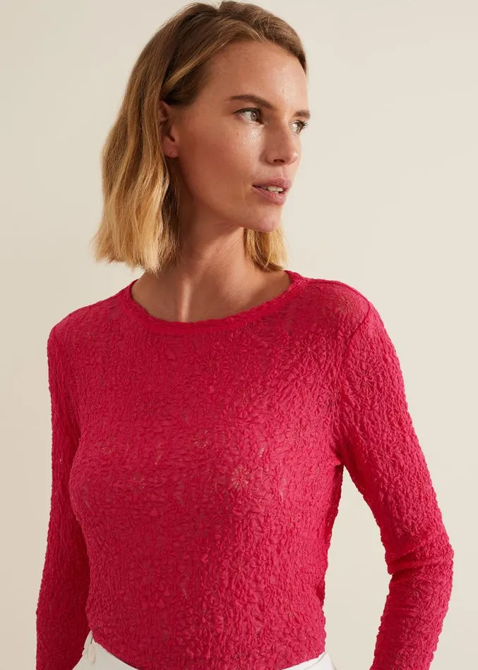 Lainey Pink Lace Top Pink Women Phase Eight Tops and TShirts
