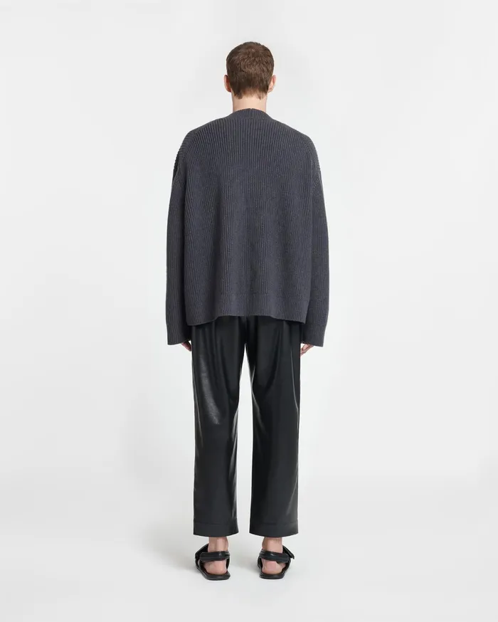 Laran CashmereBlend Cardigan School Grey WomenMen Nanushka Tops